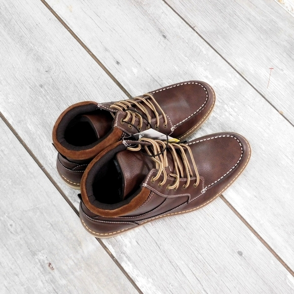 NWT- GOODFELLOW & CO JARRETT MENS LACE WORK BOOTS - Picture 4 of 7